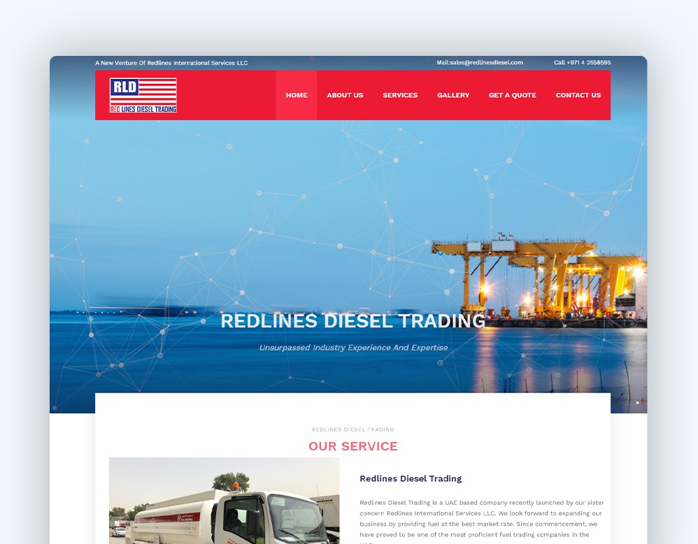 web designing client redlines Diesel