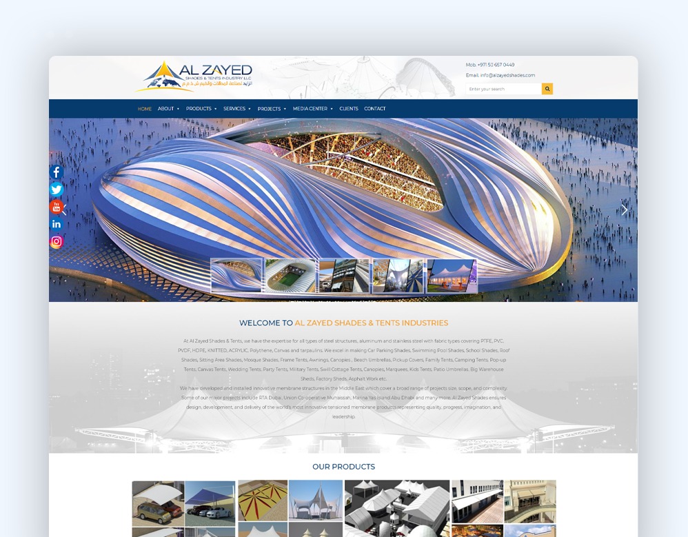 web designing Client Al-Zayed